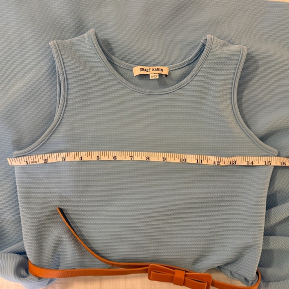 Grace Karin Sleeveless Fit-and-Flare Dress with Bow Belt, EUC, Girls 11/12 - Picture 11 of 14